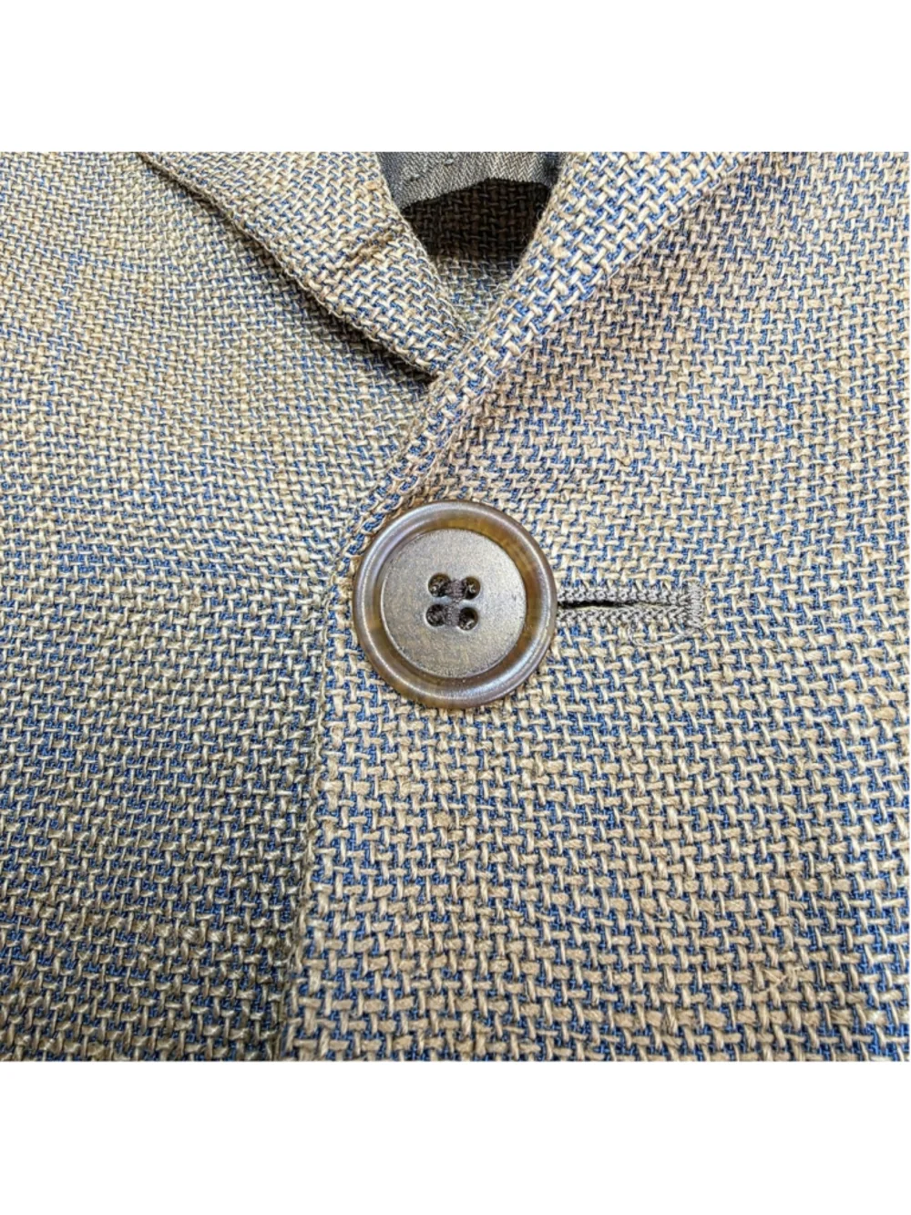 Quiet Luxury Ermenegildo Zegna Soft Blazer Men 42R Brown Wool Linen Italy